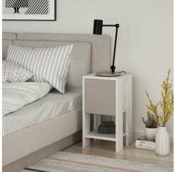 ASIR GROUP Éjjeliszekrény EMA 55x30 cm fehér/bézs 776HMS3421 (AS0641)