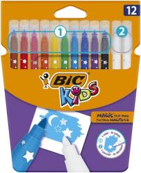 BIC Carioci colorate lavabile Colour & Erase 12 buc/set Bic 9202963 (9202963)