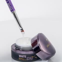 BRILLBIRD White Delux Builder Gel - Fehér Műköröm építő zselé 15ml