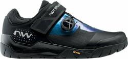 Northwave Overland Plus Shoes Black/Iridescent 47 Pantofi de ciclism pentru bărbați (80223030-16-47)