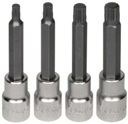 Hans Tools 1/2" XZN-12Pt hosszú bit-dugókulcsfej készlet 4r. M6-M12 46028-4 (040103-0055)