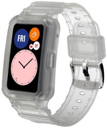 GLACIER Husa de protectie cu curea Huawei Watch Fit / Honor Watch ES transparenta