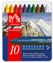 Caran d'Ache Classic Neocolor II akvarellkréta készlet - 10 db