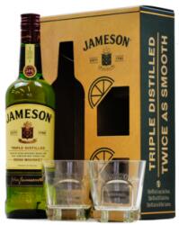 Jameson + 2 pohárral 40% 0, 7L ajándékcsomagolás 2 pohárral