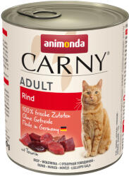 Animonda 12x800g animonda Carny Adult Marha nedves macskaeledel