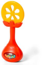 BabyOno - Oktatási harapófogó csörgővel - narancssárga