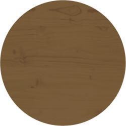 vidaXL Blat de masă, maro, Ø40x2, 5 cm, lemn masiv de pin (813673)