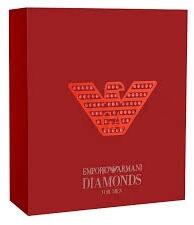 Giorgio Armani Set cadou Giorgio Armani Diamonds for Men, apa de toaleta 75ml + balsam dupa ras 50ml + gel de dus 50ml, Bărbați