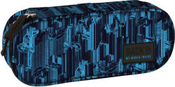 BackUP Penar oval școlar BackUp A - City, 1 fermoar (88294) Penar