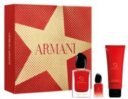 Giorgio Armani Si Passione SET: edp 50ml + edp 7ml + Testápoló 75ml női parfüm
