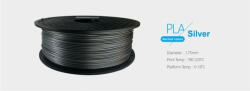  3D FILAMENT 1, 75mm PLA Ezüst /1kg-os tekercs/ - pcx
