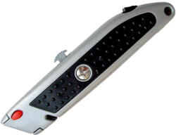 Extol PVC vágókés, gyorstöltős; alu házas, pengetárolós, 5db trapézpengével, pótpenge: 9124 (trapéz - 5db), 9