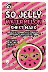W7 Mască din țesătură pentru față, cu pepene verde - W7 Watermelon Sheet Mask So Jelly 30 g Masca de fata