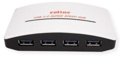 Roline HUB USB 3.2 Gen 1, 4x USB-A, 4 port, fehér 14.02. 5027-10 (14.02.5027-10)