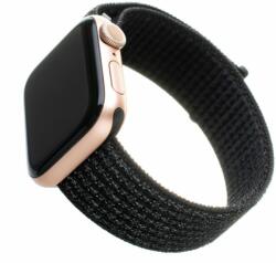 FIXED Nylon Strap Apple Watch 42/44/45mm, reflective Fekete FIXNST-434-REBK (FIXNST-434-REBK) - pcx
