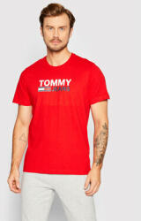 Tommy Jeans Tricou Corp Logo DM0DM15379 Roșu Regular Fit