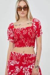 Superdry bluza femei, culoarea rosu, in modele florale 9BYY-BDD052_33X