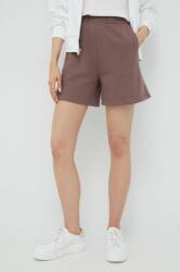 Gap pantaloni scurti femei, culoarea violet, neted, high waist PPYY-SZD0WH_45X