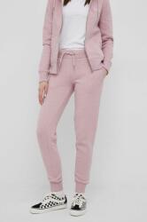 Superdry pantaloni de trening femei, culoarea roz, neted PPYY-SPD0W9_03X