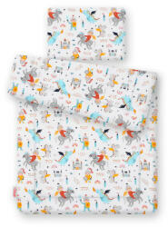 BabyLion Prémium 2 részes ágyneműszett (75x100) - Sárkány és lovag