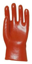 Ganteline Mártott PVC Kesztyű, Piros, 27 cm Hosszú(10) (3520)