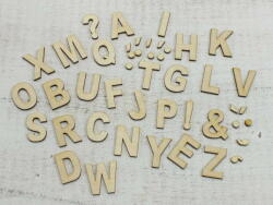 Natúr fa - ABC betűszett 3cm (3636)
