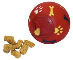 Kerbl Jutalomfalat adagoló labda, kutyáknak, piros, 11 cm