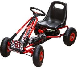  Pedálos gokart - 30 kg, piros (A-15-Red)