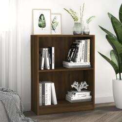 vidaXL Bibliotecă, stejar maro, 60x24x74, 5 cm, lemn prelucrat (815086) Biblioteca
