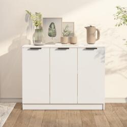 vidaXL Servantă, alb, 90, 5x30x70 cm, lemn prelucrat (811187) Comoda