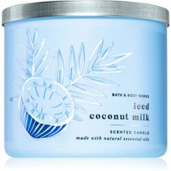 Bath & Body Works Iced Coconut Milk lumânare parfumată 411 g