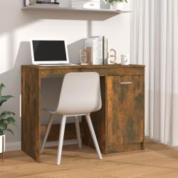 vidaXL Birou, stejar fumuriu, 100x50x76 cm, lemn prelucrat (815486)