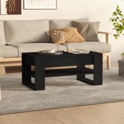 vidaXL Măsuță de cafea, negru, 102x55x45 cm, lemn prelucrat (810900) Masa de cafea