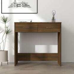 vidaXL Birou, stejar maro, 80x40x75 cm, lemn prelucrat (815476)