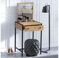 Asir Toaletní stolek MARY 128x50 cm barna/fekete 793ELG4102 (AS1315)