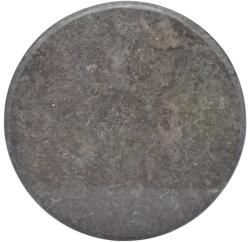 vidaXL Blat de masă, negru, Ø60x2, 5 cm, marmură (149196) - vidaxl