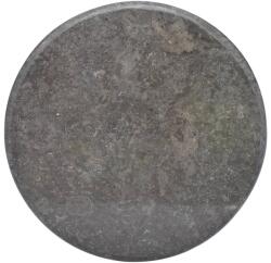 vidaXL Blat de masă, negru, Ø60x2, 5 cm, marmură (149196)