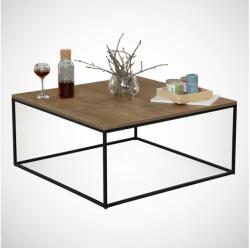 ASIR GROUP Kávésasztal POLY 43x75 cm barna/fekete AS1232 (AS1232)