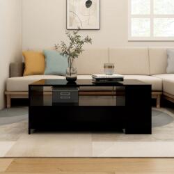 vidaXL Măsuță de cafea, negru, 102x55x42 cm, lemn prelucrat (810918) Masa de cafea