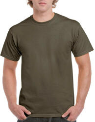Gildan Uniszex póló Rövid ujjú Gildan Ultra Cotton Adult T-Shirt - M, Oliva zöld