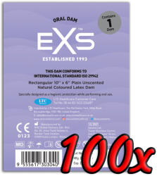 EXS Condoms Oral Dam Natural 100 pack