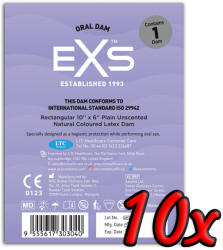 EXS Condoms Oral Dam Natural 10 pack