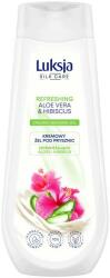 Luksja Gel de duș - Luksja Silk Care Refreshing Aloe Vera & Hibiscus Creamy Shower Gel 500 ml