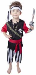 Rappa Costum pentru copii Pirat cu eșarfă (M) (RP884144) Costum bal mascat copii