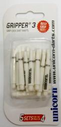 Unicorn GRIPPER3 SHAFT- WHITE SHORT -set de 5 (U78619)