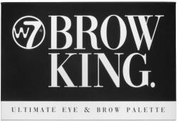 W7 Paletă pentru machiajul sprâncenelor - W7 Brow King Ultimate Eye and Brow Palette 10 g