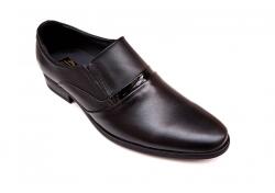 Philippe Pantofi barbati eleganti, din piele naturala, cu elastic, NEGRU, CIUCALETI SHOES (TEST67)