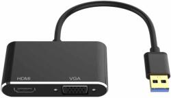Thunder Germany UDP-303, USB-A 3.0 átalakító (HDMI anya - VGA anya) - mkaudio