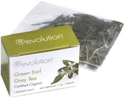 Revolution Tea - Hot tea - Green Earl Grey Organic - 30 pl