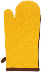 4-Home Mănușă cu magnet Heda galbenă/maro, 18 x 32 cm
